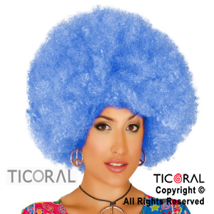 PELUCA AFRO SUPER AZUL HS7530-6 x 1